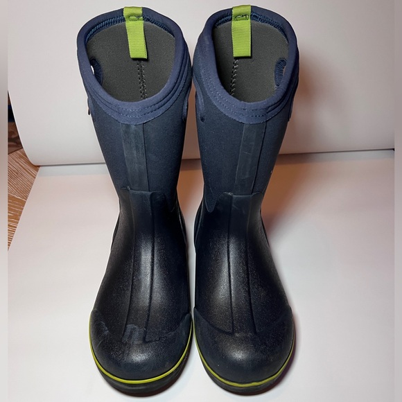 BOGS Kids Youth 6 Women’s 7.5  Waterproof Insulated Navy Boots - Picture 2 of 6